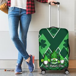 St. Patrick Day Ireland Gnome Luggage Covers Shamrock