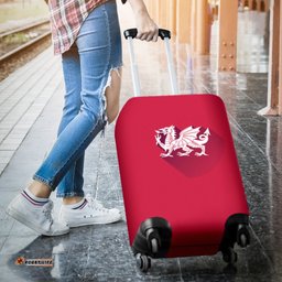 Wales's Dragon Luggage Cover