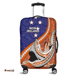 Australia South Sea Islanders New Ireland Flag With Polynesian Shark Pattern Luggage Cover
