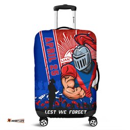 Newcastle Knights Anzac Day Lest We Forget Strong Fighting Spirit Luggage Cover