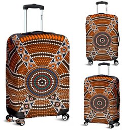 Luggage Cover Aboriginal Dot Painting Ver01