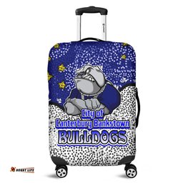 Canterbury Bankstown Bulldogs Custom Team With Dot And Star Patterns For Tough Fan Luggage Cover