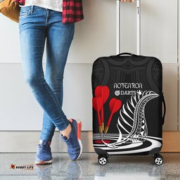 New Zealand Darts Luggage Cover Aotearoa Maori Fern Bring It On