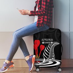 New Zealand Darts Luggage Cover Aotearoa Maori Fern Bring It On
