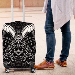 Kia Kaha Te Reo Maori Luggage Cover Aotearoa Hei Tiki With Hongi