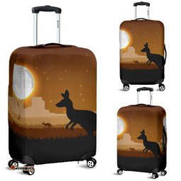 Luggage Cover Kangaroo Sunset Ver04