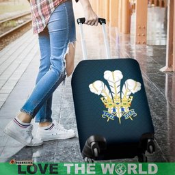 Prince Of Wales's Feather Luggage Cover
