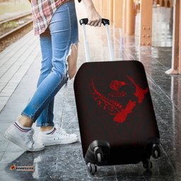 New Zealand Heart Luggage Covers Map Kiwi mix Silver Fern Red