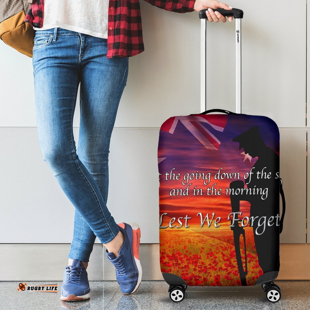 ANZAC Day Luggage Covers Lest We Forget Ver02