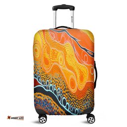 Australia Aboriginal Indigenous Aboriginal Art Dot Luggage Cover