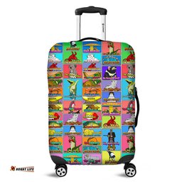 Australia Australia's Iconic Big Things Postage Stamps Style Luggage Cover