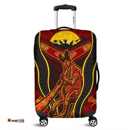 Australia Aboriginal Kangaroo Spirit Dreaming Luggage Cover