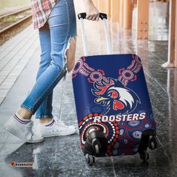 Roosters Rugby Aboriginal Art Luggage Covers