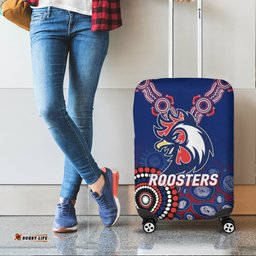 Roosters Rugby Aboriginal Art Luggage Covers