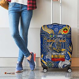 West Coast Eagles NAIDOC Week 2024 Luggage Cover Mascot Football