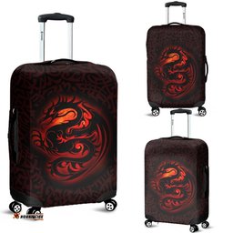Wales Celtic Luggage Covers Fury Celtic Dragon With Knot