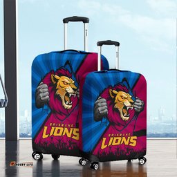 Brisbane Lions Breaking Through Fan Design Luggage Cover