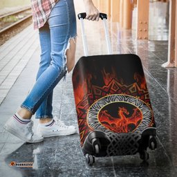 Celtic Dragon Luggage Covers Fire Dragon