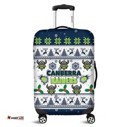 Canberra Raiders Christmas Canberra Raiders Special Ugly Christmas Luggage Cover