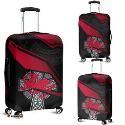 Wales Celtic Luggage Covers Celtic Cross and Welsh
