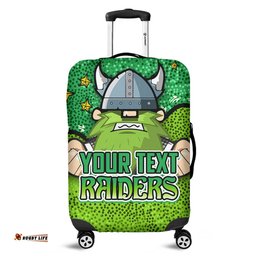 Canberra Raiders Custom Team With Dot And Star Patterns For Tough Fan Luggage Cover