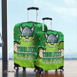 Canberra Raiders Custom Team With Dot And Star Patterns For Tough Fan Luggage Cover
