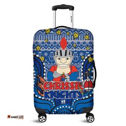 Newcastle Knights Christmas Custom Christmas Knit Patterns Vintage Jersey Ugly Luggage Cover