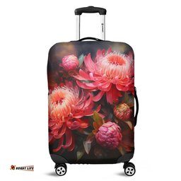 Australia Waratah Waratah Oil Painting Abstract Ver1 Luggage Cover