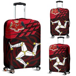 Isle Of Man Luggage Covers Isle Of Man Symbol With Celtic Patterns