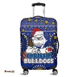 Canterbury Bankstown Bulldogs Christmas Custom Christmas Knit Patterns Vintage Jersey Ugly Luggage Cover