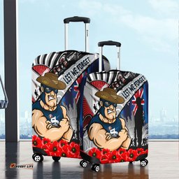 Carlton Anzac Day Honor United In Spirit Luggage Cover