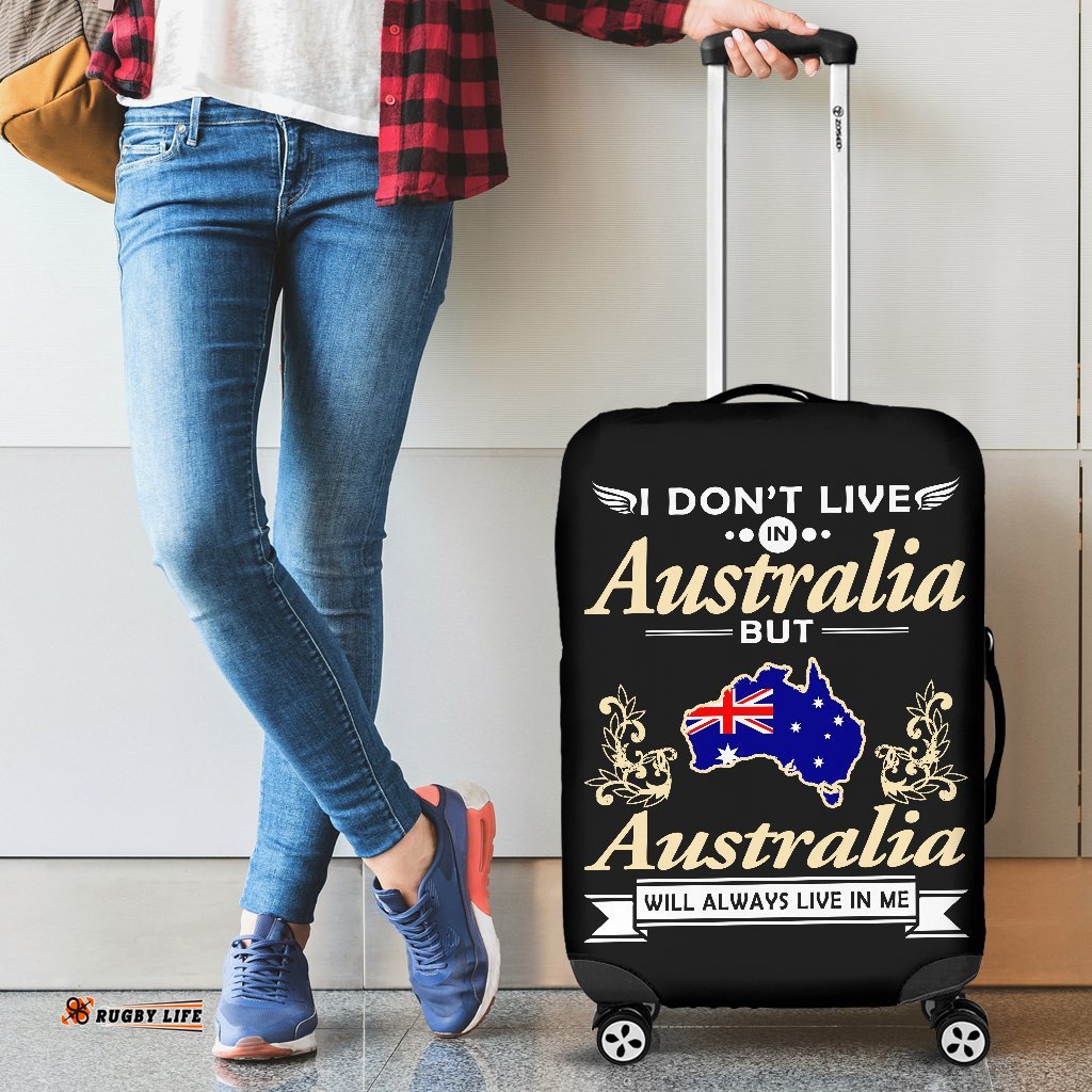 Luggage Cover Aus Flag Map