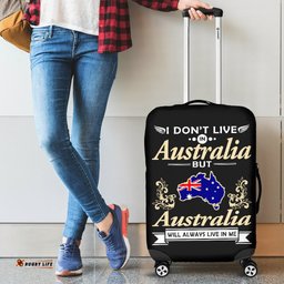 Luggage Cover Aus Flag Map