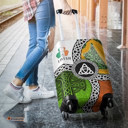 Ireland Legend Luggage Covers Ireland With Circle Celtics Knot