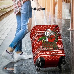 Scotland Santa Claus Luggage Cover