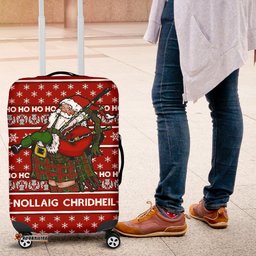 Scotland Santa Claus Luggage Cover