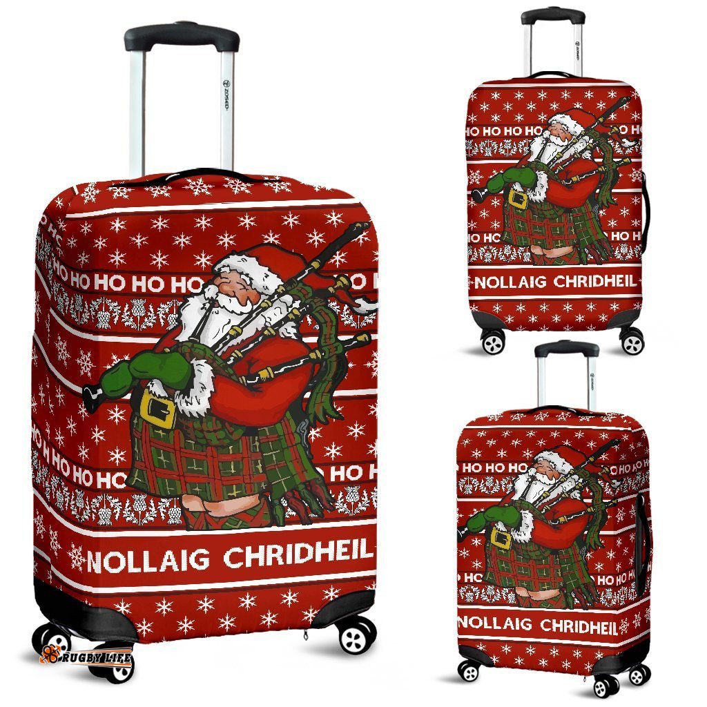 Scotland Santa Claus Luggage Cover