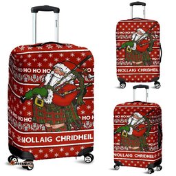 Scotland Santa Claus Luggage Cover