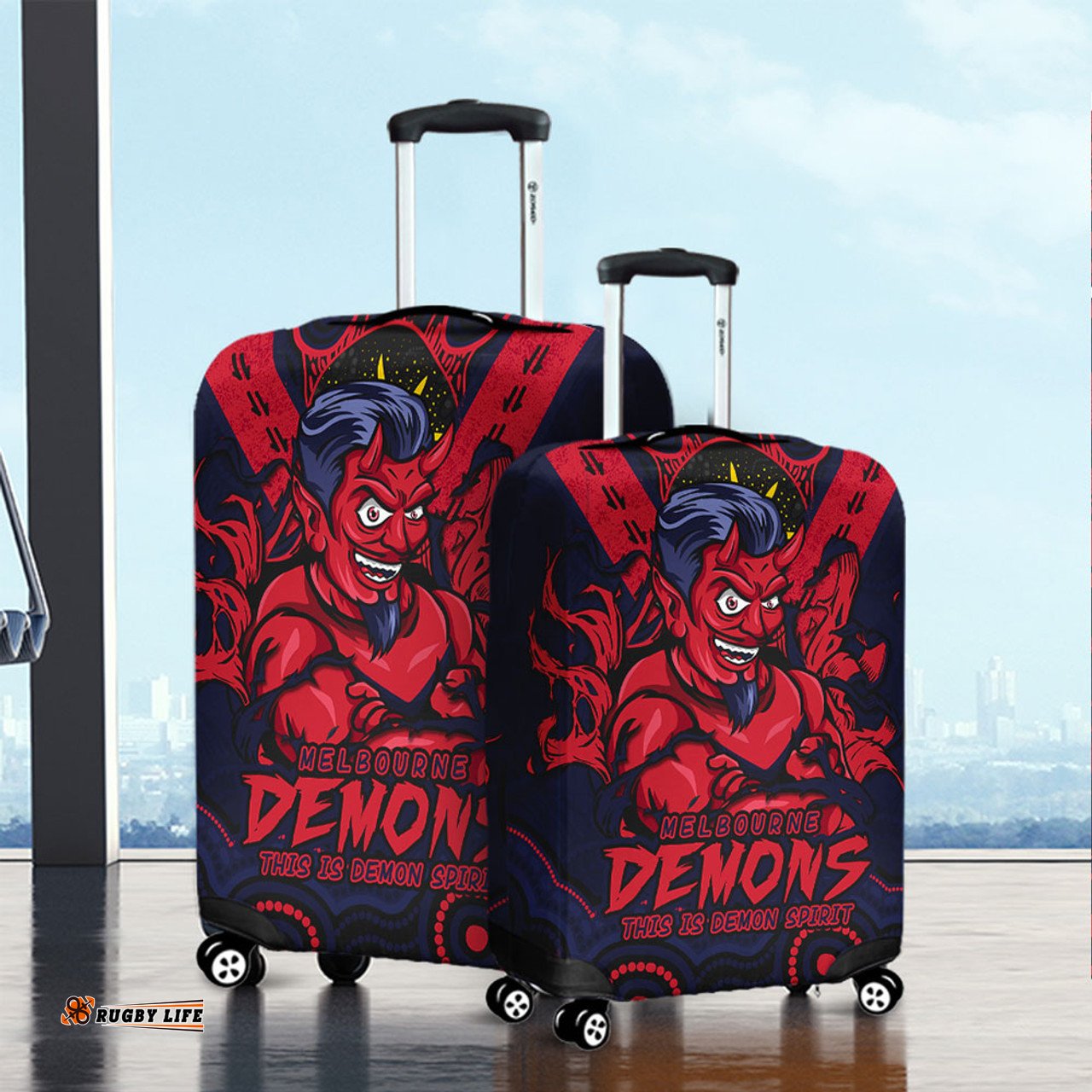 Melbourne Ripped Legacy Of The Game Luggage Cover