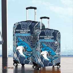 Cronulla Sutherland Sharks Grand Final Custom Custom Sharks Painting Luggage Cover