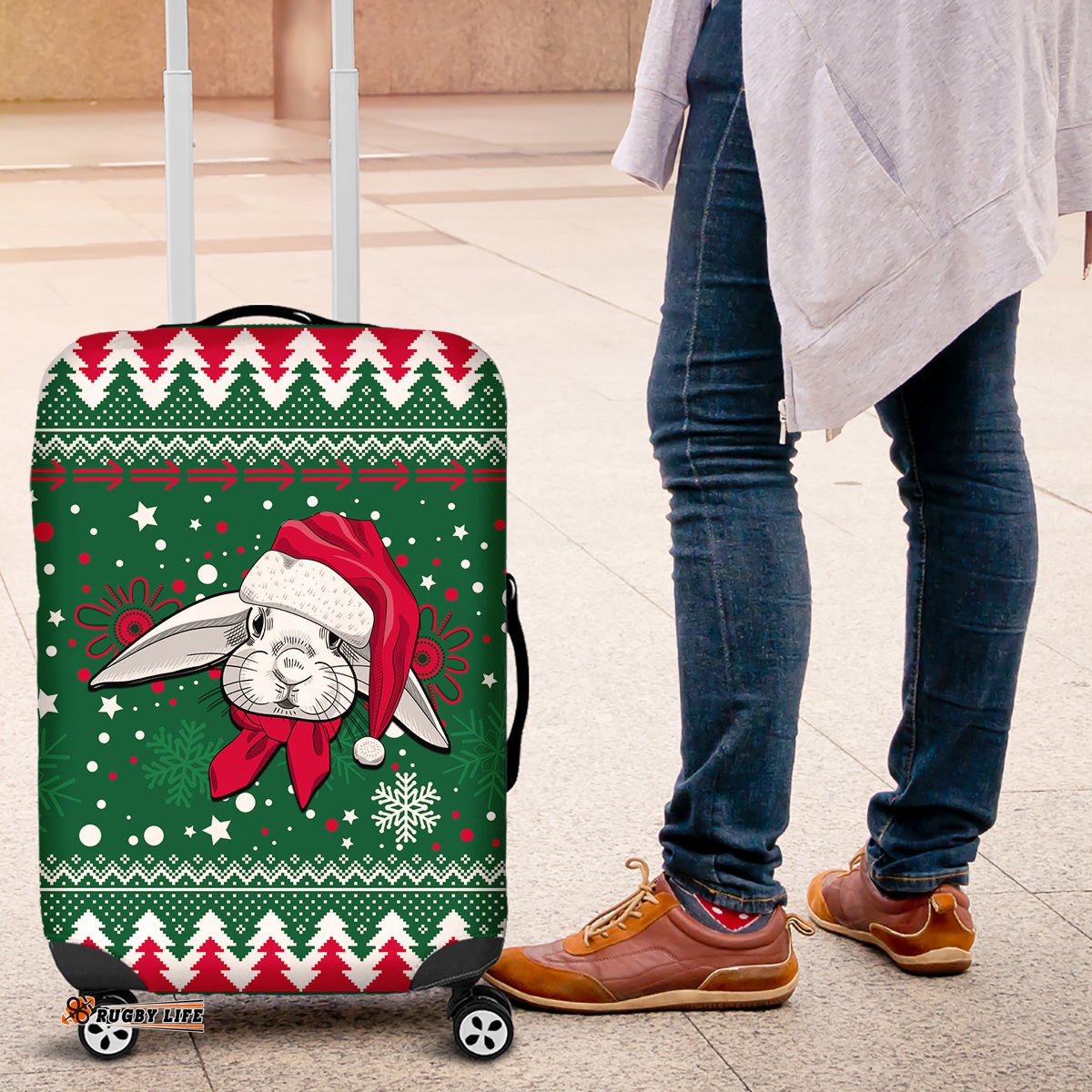 Rabbitohs Rugby Luggage Cover Glory Glory The South Christmas Vibe Unique