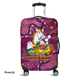 Brisbane Broncos Custom Australian Big Things Luggage Cover