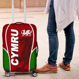 Wales Luggage Cover Cymru Red Dragon