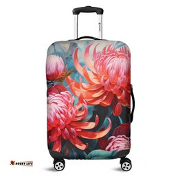 Australia Waratah Waratah Oil Painting Abstract Ver5 Luggage Cover