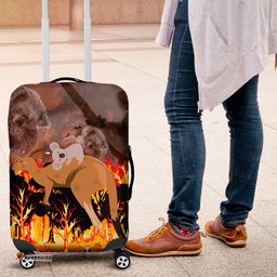 Save Wildlife Australia Luggage Cover Bushfire Awareness