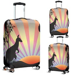 Luggage Cover Kangaroo Sunset Ver03A