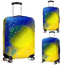 Aboriginal Luggage Covers Indigenous Fishing