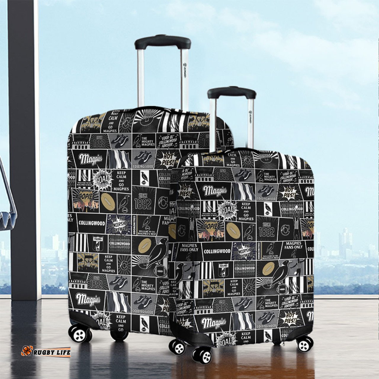 Collingwood Legacy Of The Pride Comic Style Luggage Cover