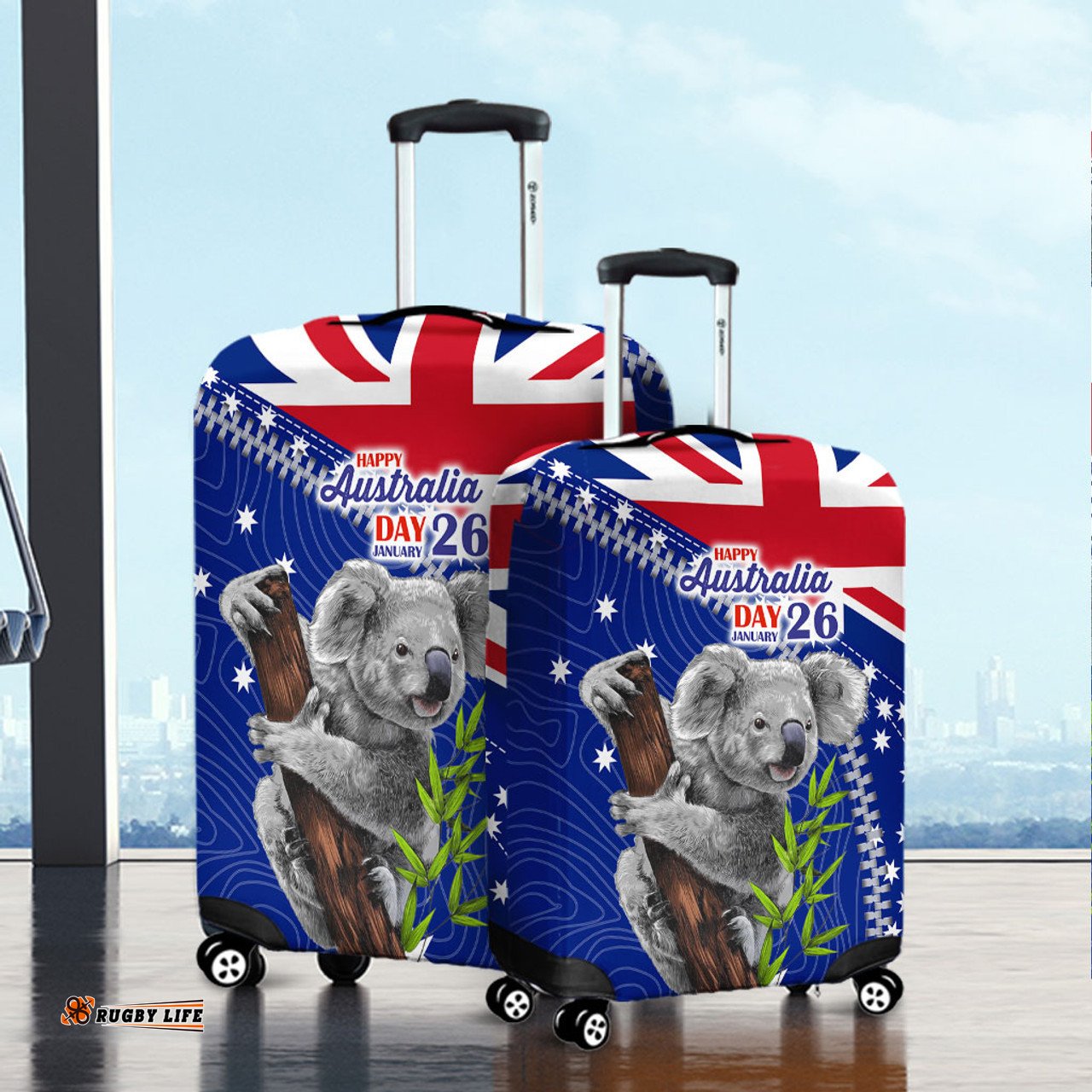 Australia Australia Day Koala Happy Australia Day Luggage Cover