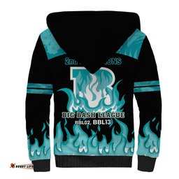 BBL Brisbane Heat Sherpa Hoodie 2nd Champions 2024 New History